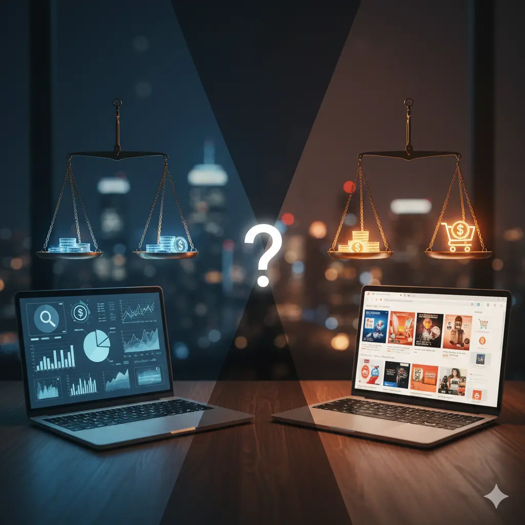 seo vs google ads image on freelance lead generation services in kochi