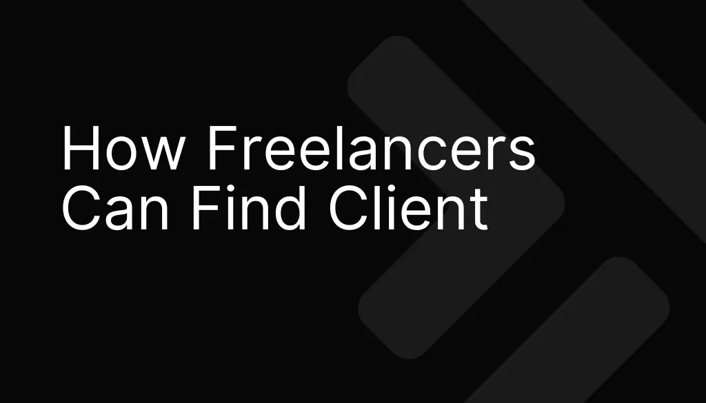 how freelancers can find client online