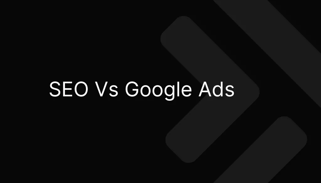seo vs google ads